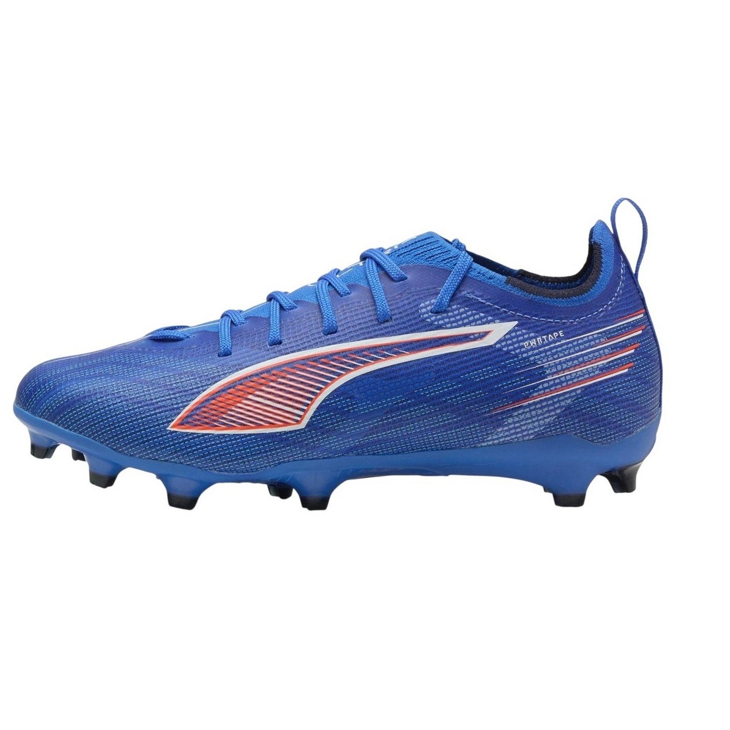 Blue-White - Side - Puma Childrens-Kids Ultra 5 Pro Firm Ground Football Boots