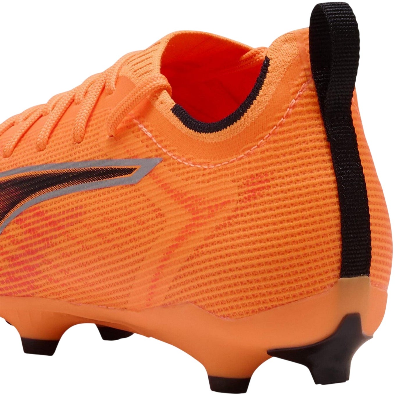 Orange-Black - Back - Puma Childrens-Kids Ultra 5 Pro Firm Ground Football Boots