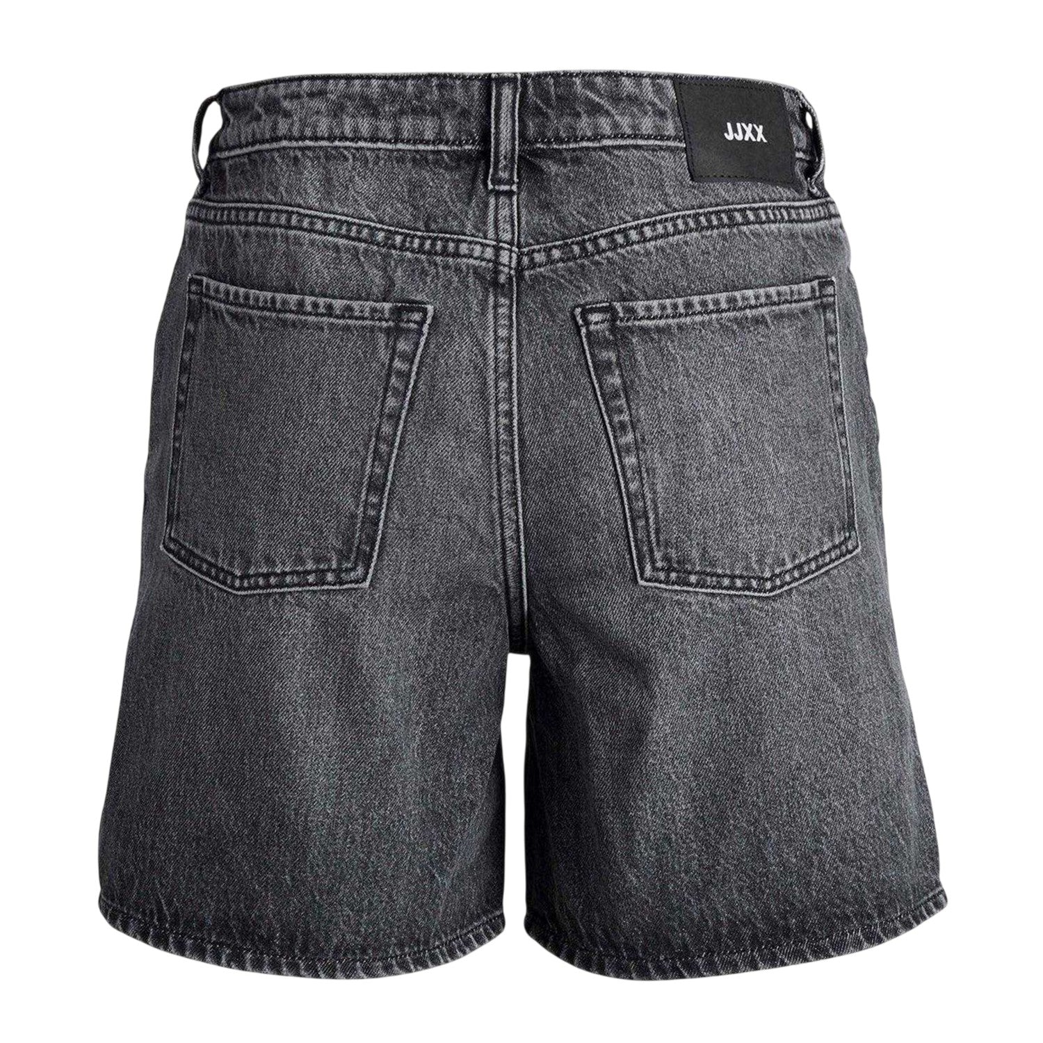 Dark Grey - Back - JJXX Womens-Ladies Seville Denim Jean Shorts