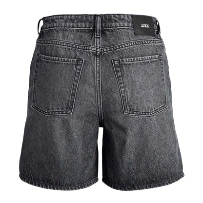 Dark Grey - Back - JJXX Womens-Ladies Seville Denim Jean Shorts