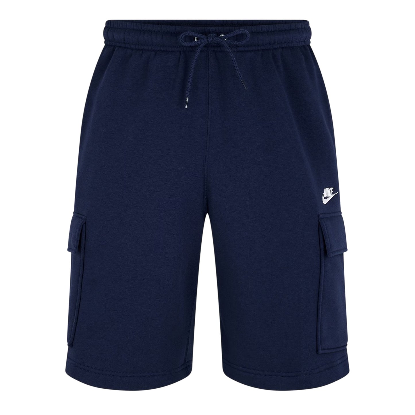 Obsidian Blue-White - Front - Nike Mens Sportswear Club Fleece Cargo Shorts