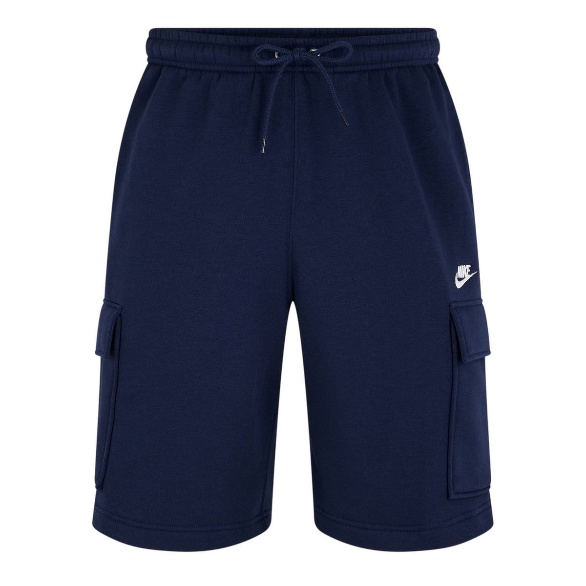 Obsidian Blue-White - Front - Nike Mens Sportswear Club Fleece Cargo Shorts