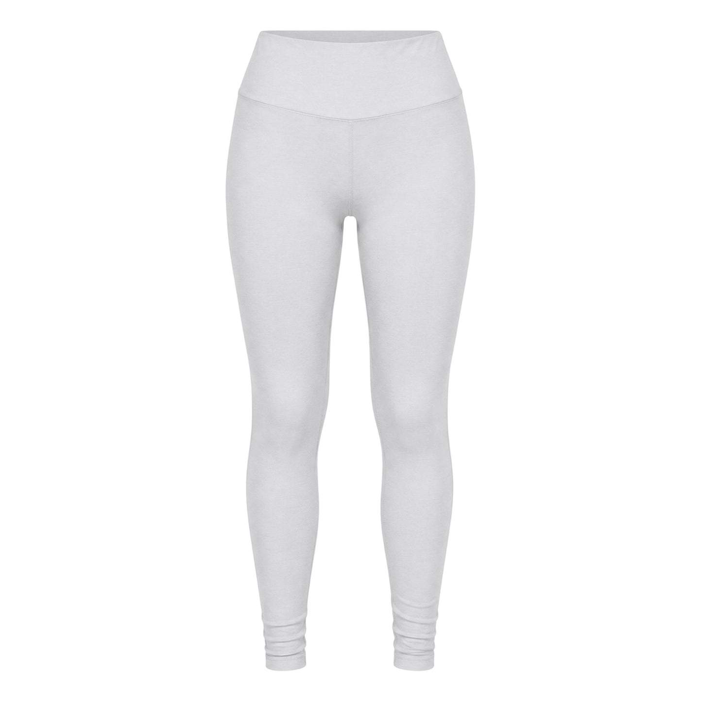 Grey - Front - Missy Empire Womens-Ladies Jersey High Waist Leggings