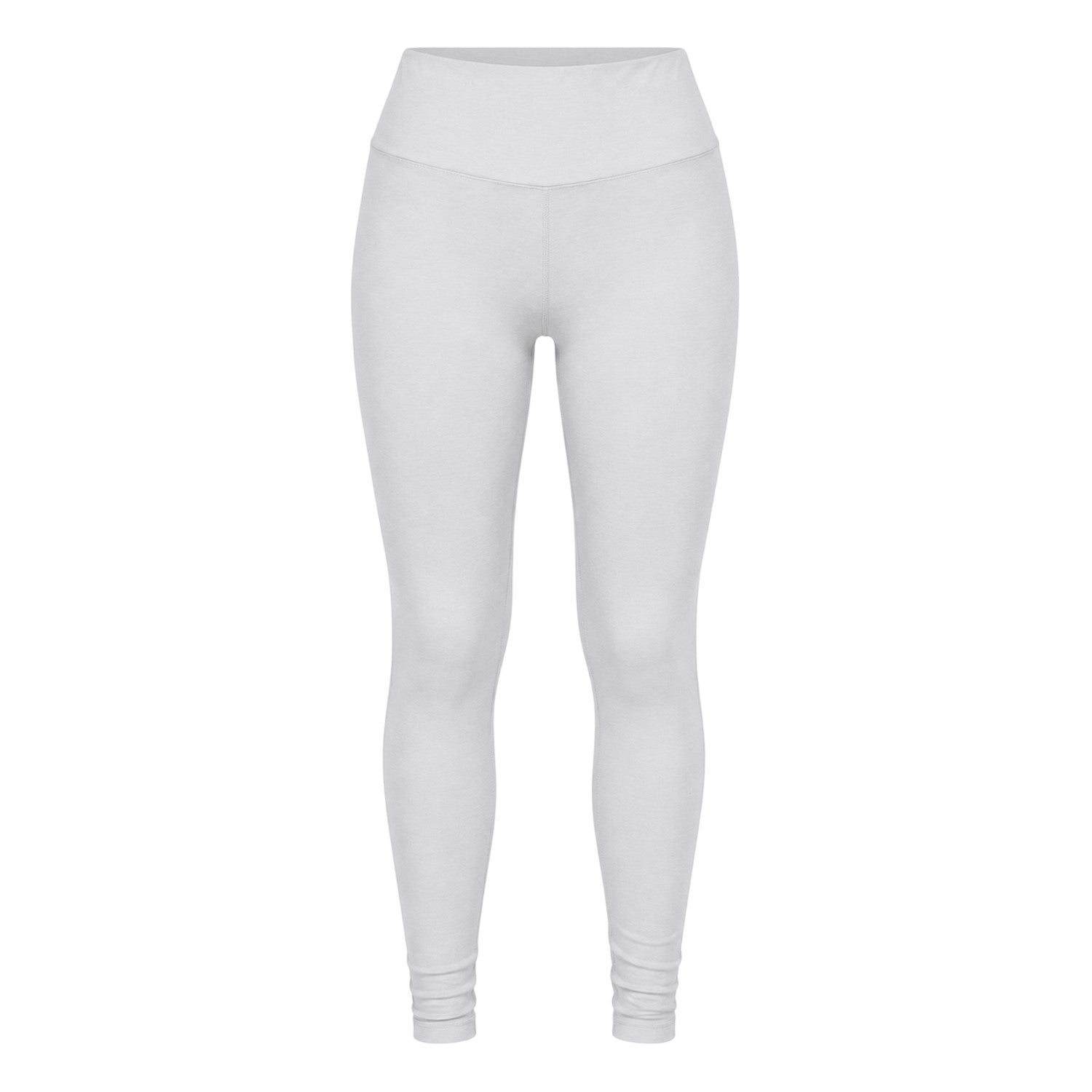 Grey - Front - Missy Empire Womens-Ladies Jersey High Waist Leggings