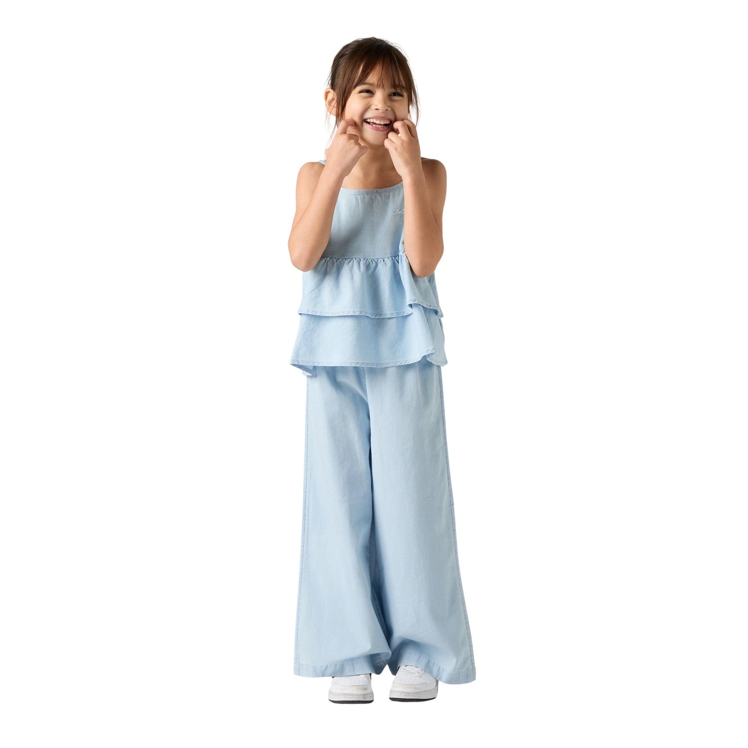 Denim - Side - Levis Girls Denim Top And Trousers Set