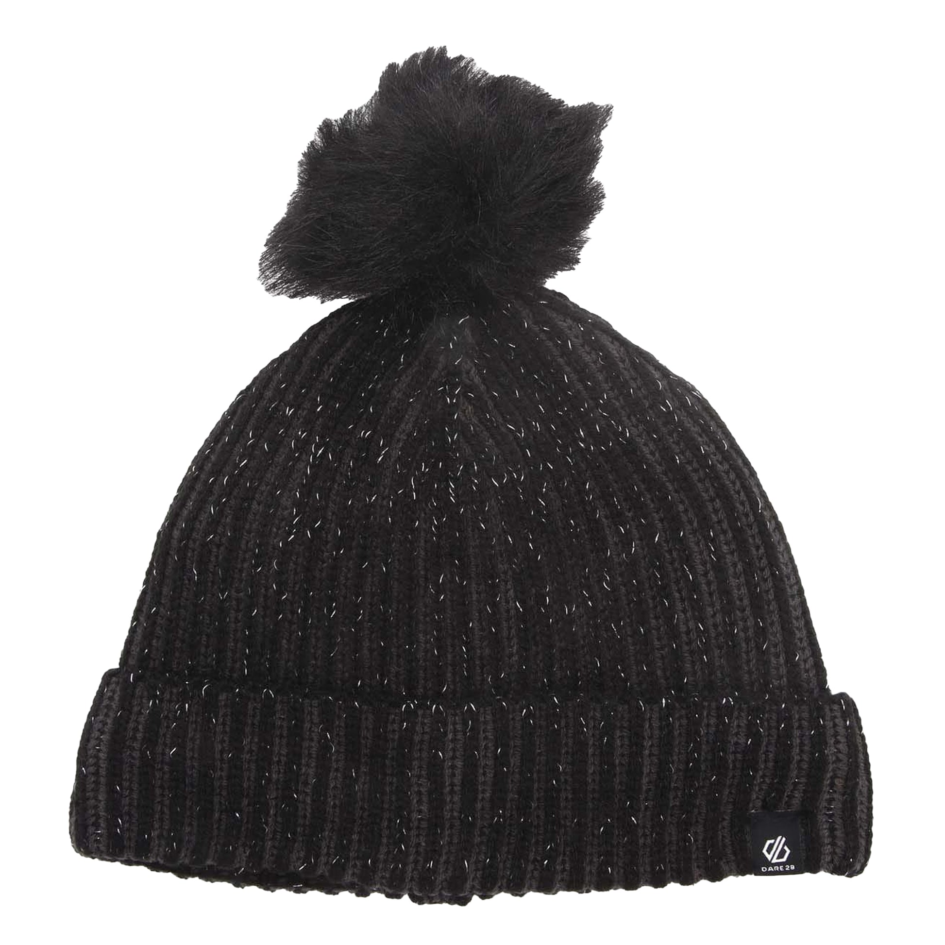 Black - Front - Dare 2B Childrens-Kids Ding Beanie