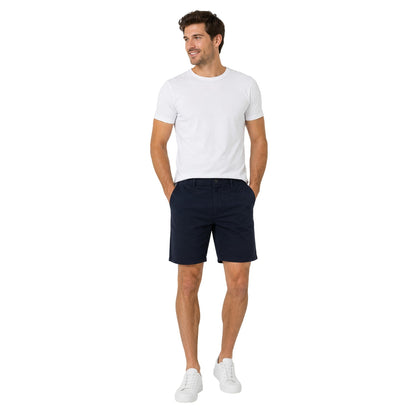 Blue - Side - Gant Mens Relaxed Fit Chino Shorts