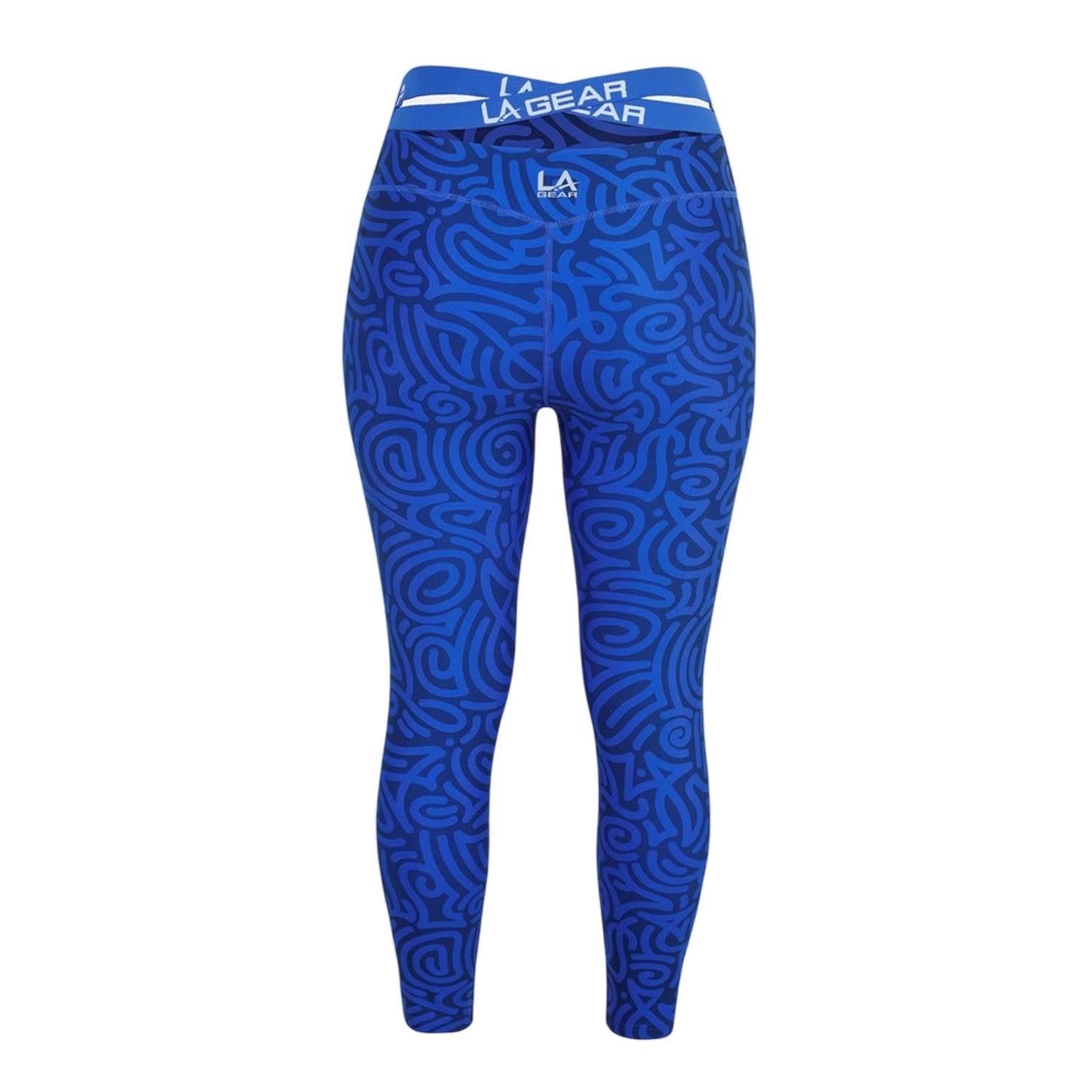 Blue - Back - LA Gear Womens-Ladies Camo Skinny Leggings