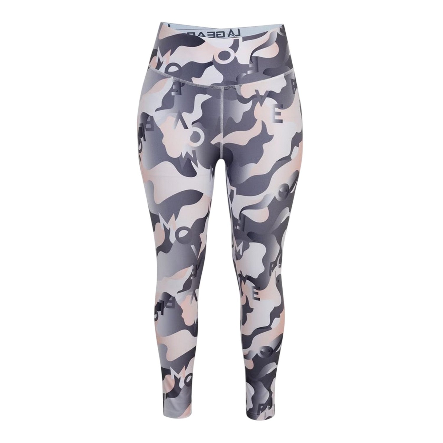 Pink - Front - LA Gear Womens-Ladies Camo Skinny Leggings