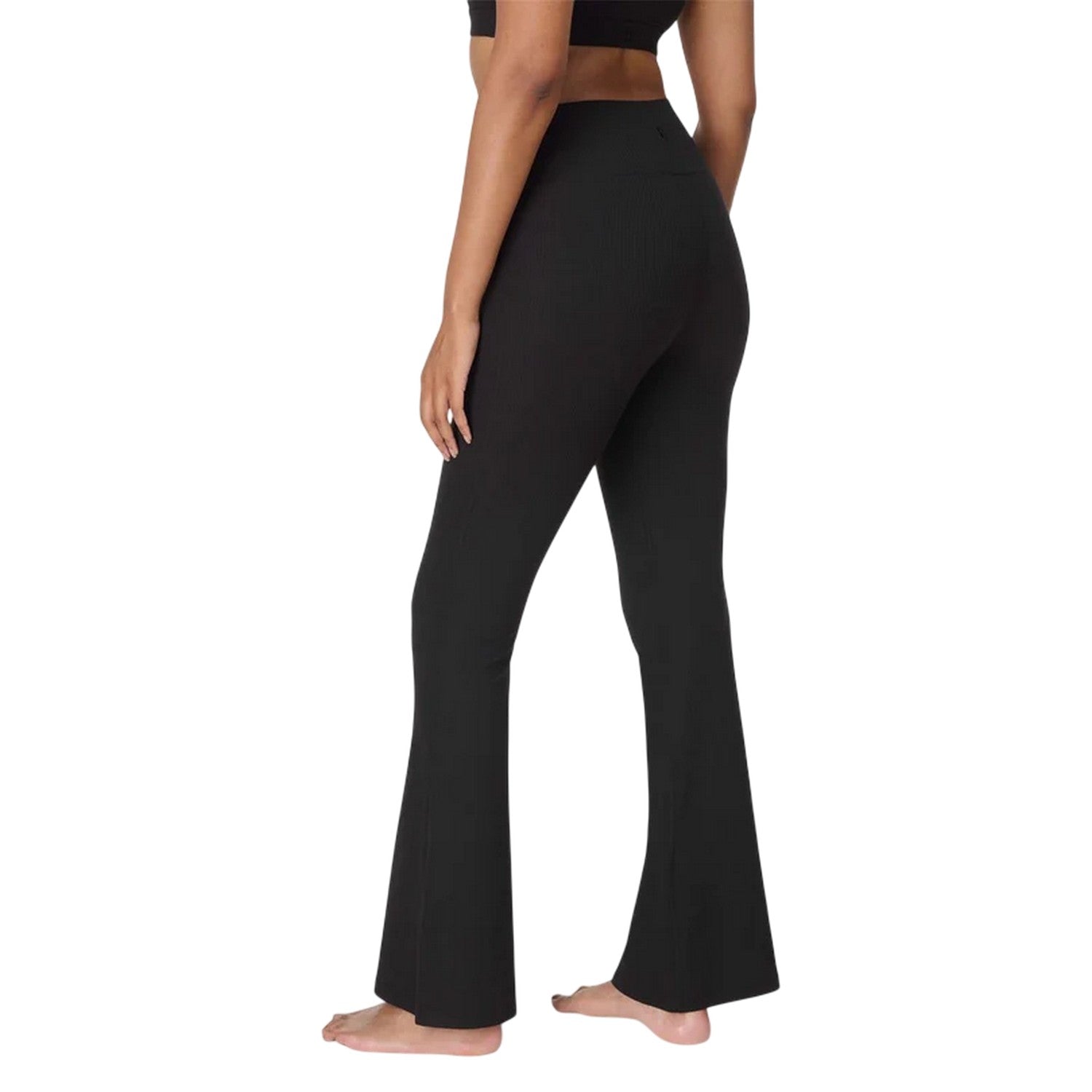 Black - Back - Sweaty Betty Womens-Ladies Ribbed Leggings