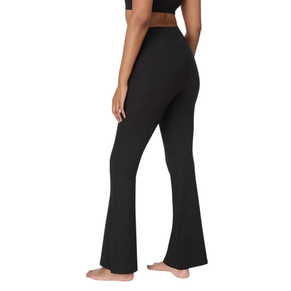 Black - Back - Sweaty Betty Womens-Ladies Ribbed Leggings