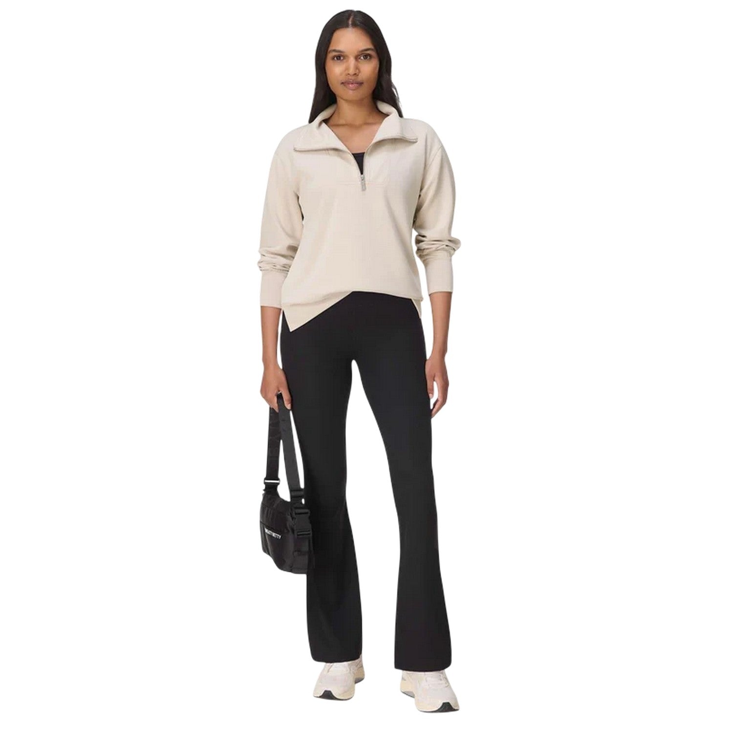 Black - Lifestyle - Sweaty Betty Womens-Ladies Ribbed Leggings