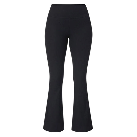 Black - Front - Sweaty Betty Womens-Ladies Ribbed Leggings