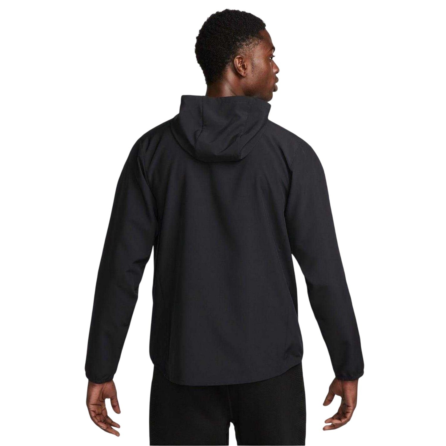 Black - Back - Nike Mens Form Swoosh Dri-FIT Hooded Jacket