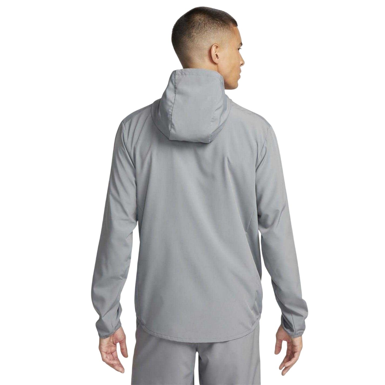 Smoke Grey - Back - Nike Mens Form Swoosh Dri-FIT Hooded Jacket