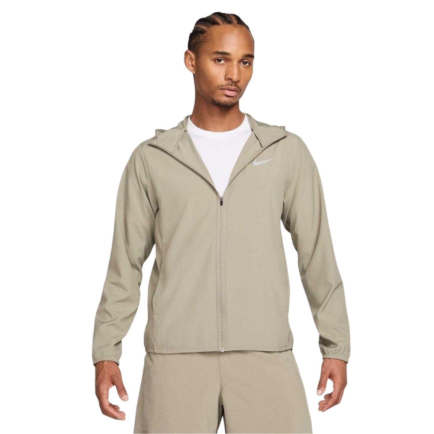 Army - Front - Nike Mens Form Swoosh Dri-FIT Hooded Jacket