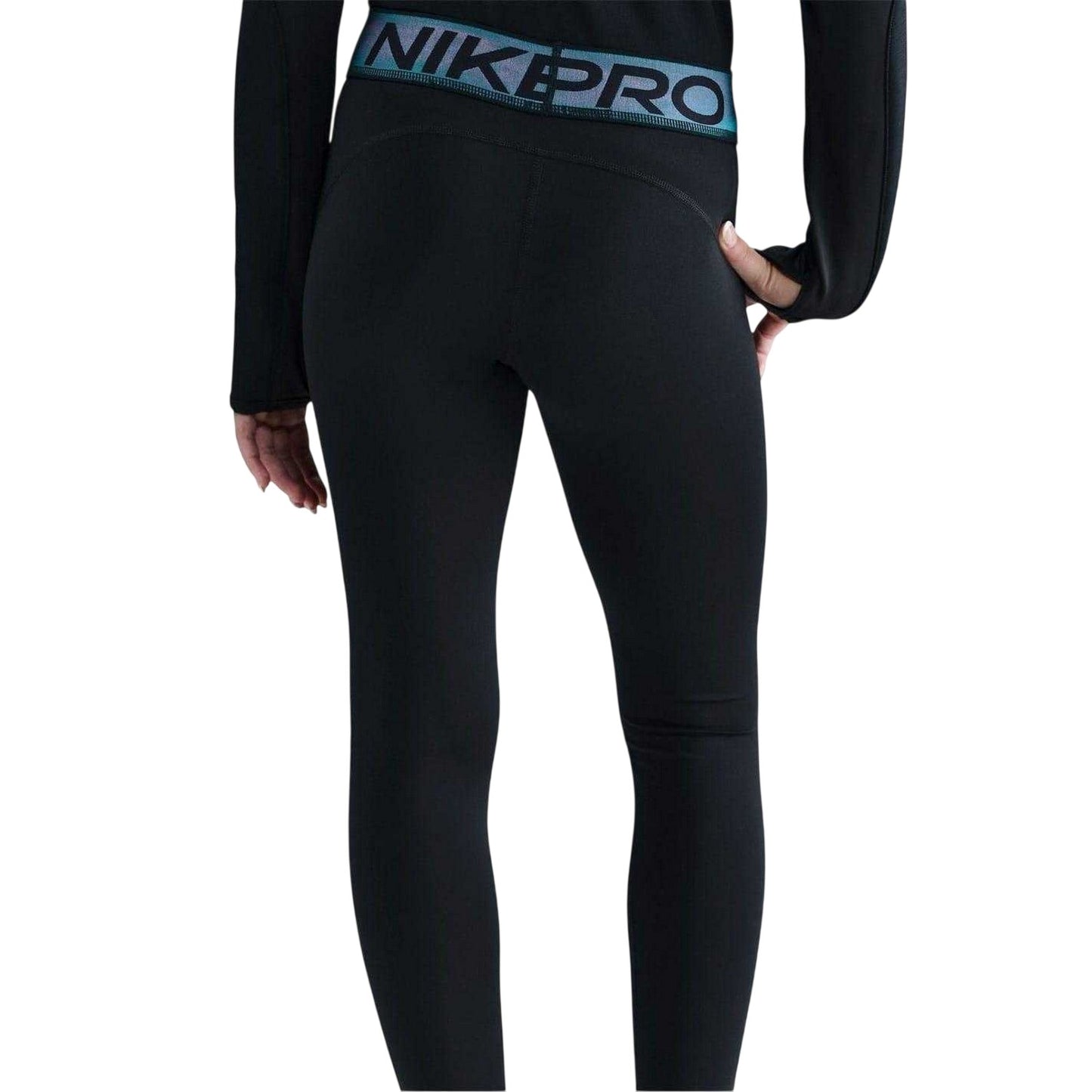 Black - Back - Nike Womens-Ladies Pro Compression Leggings