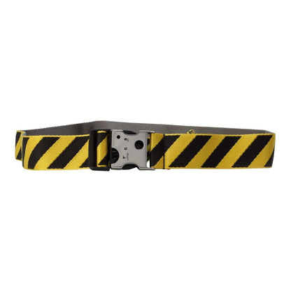 Yellow-Black - Front - Off White Mens Meteor Tuc Stripe Belt