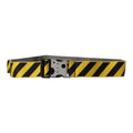 Yellow-Black - Front - Off White Mens Meteor Tuc Stripe Belt