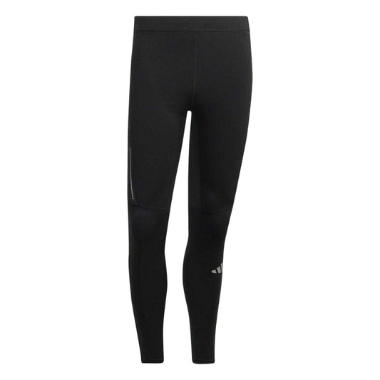 Black - Front - Adidas Mens Own The Run Running Tights