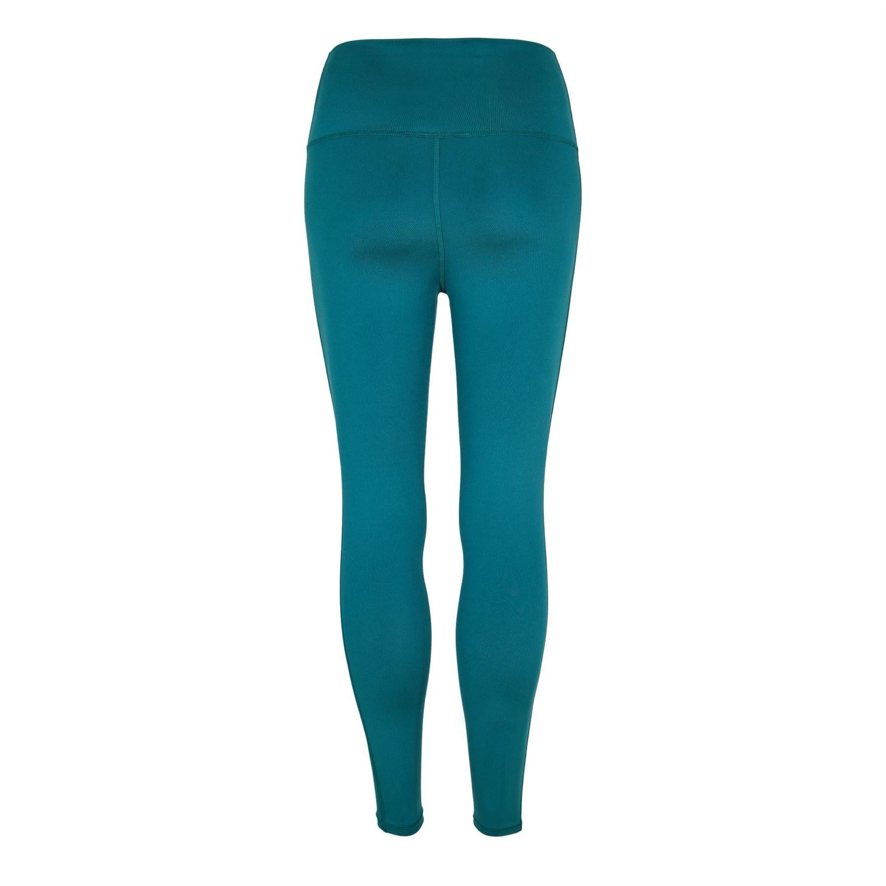 Green - Back - New Balance Womens-Ladies Fitted Leggings
