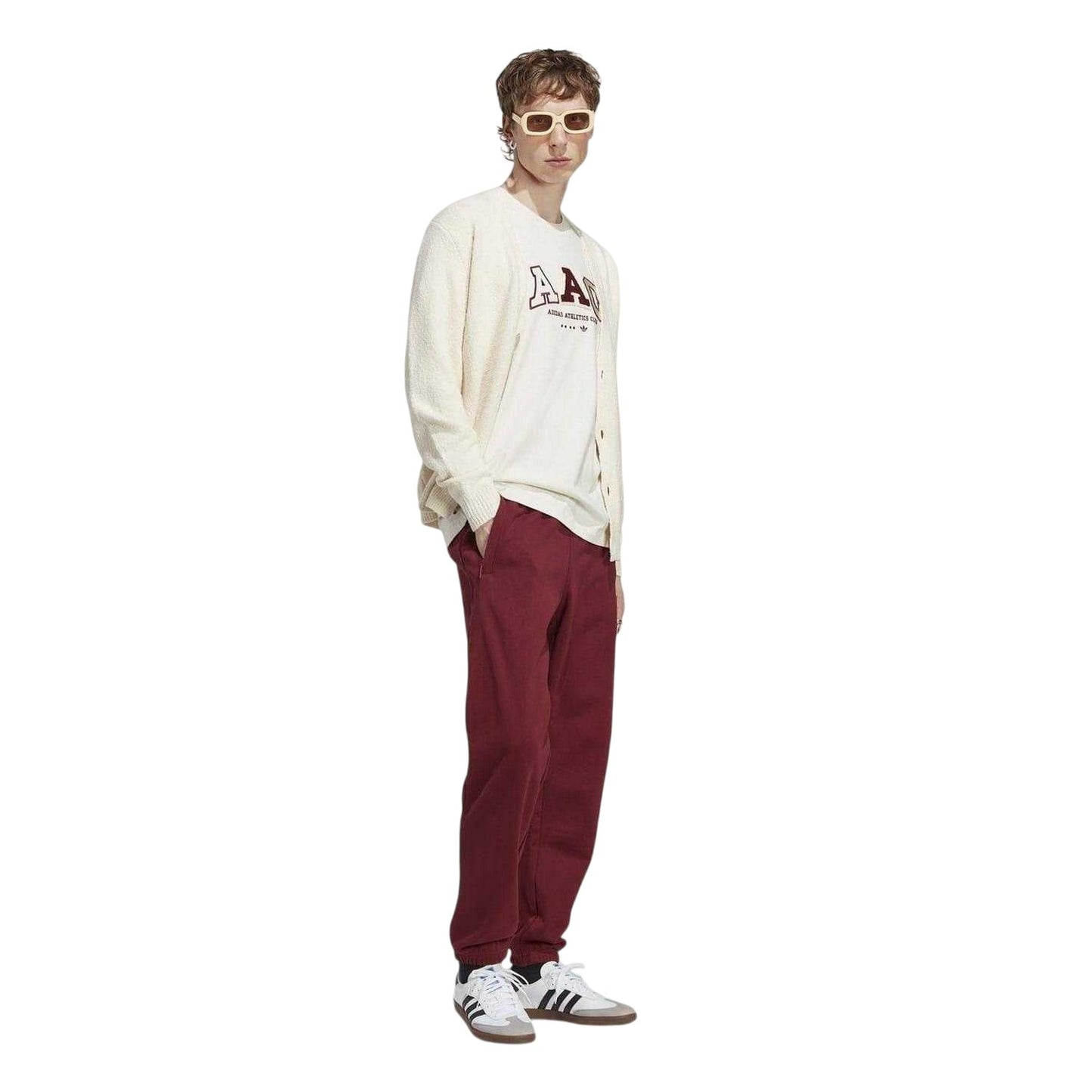 Red - Lifestyle - Adidas Mens RIFTA Metro Tracksuit Bottoms
