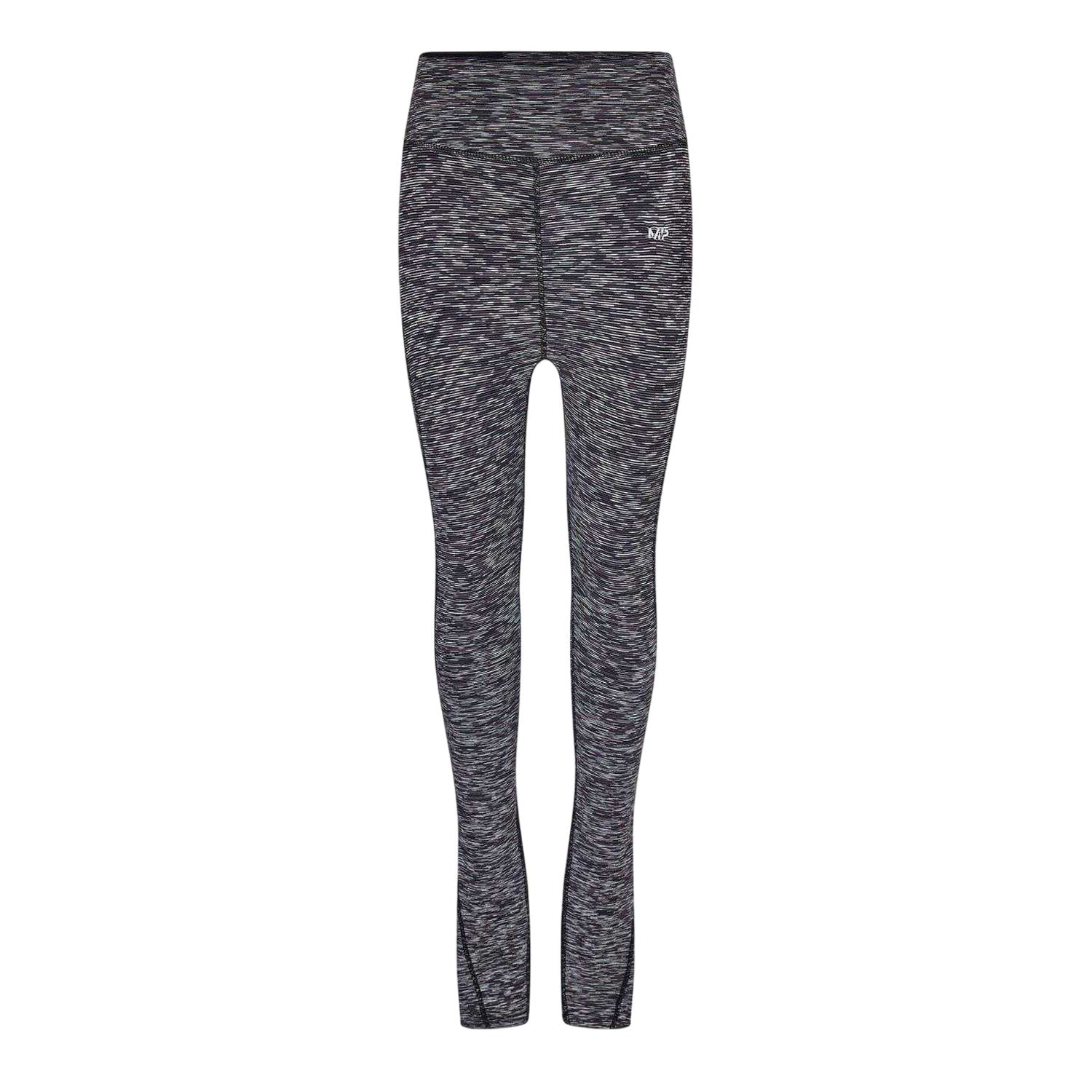 Grey - Front - Mp Womens-Ladies Space Dye Shaping Leggings