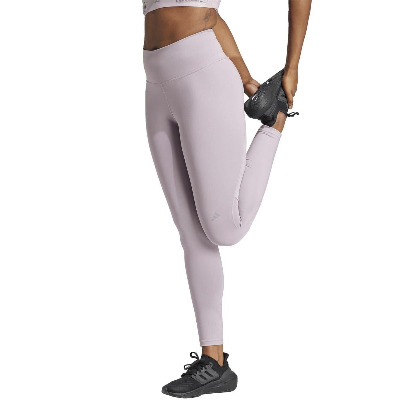 Purple - Lifestyle - Adidas Womens-Ladies Ultimate Performance Leggings