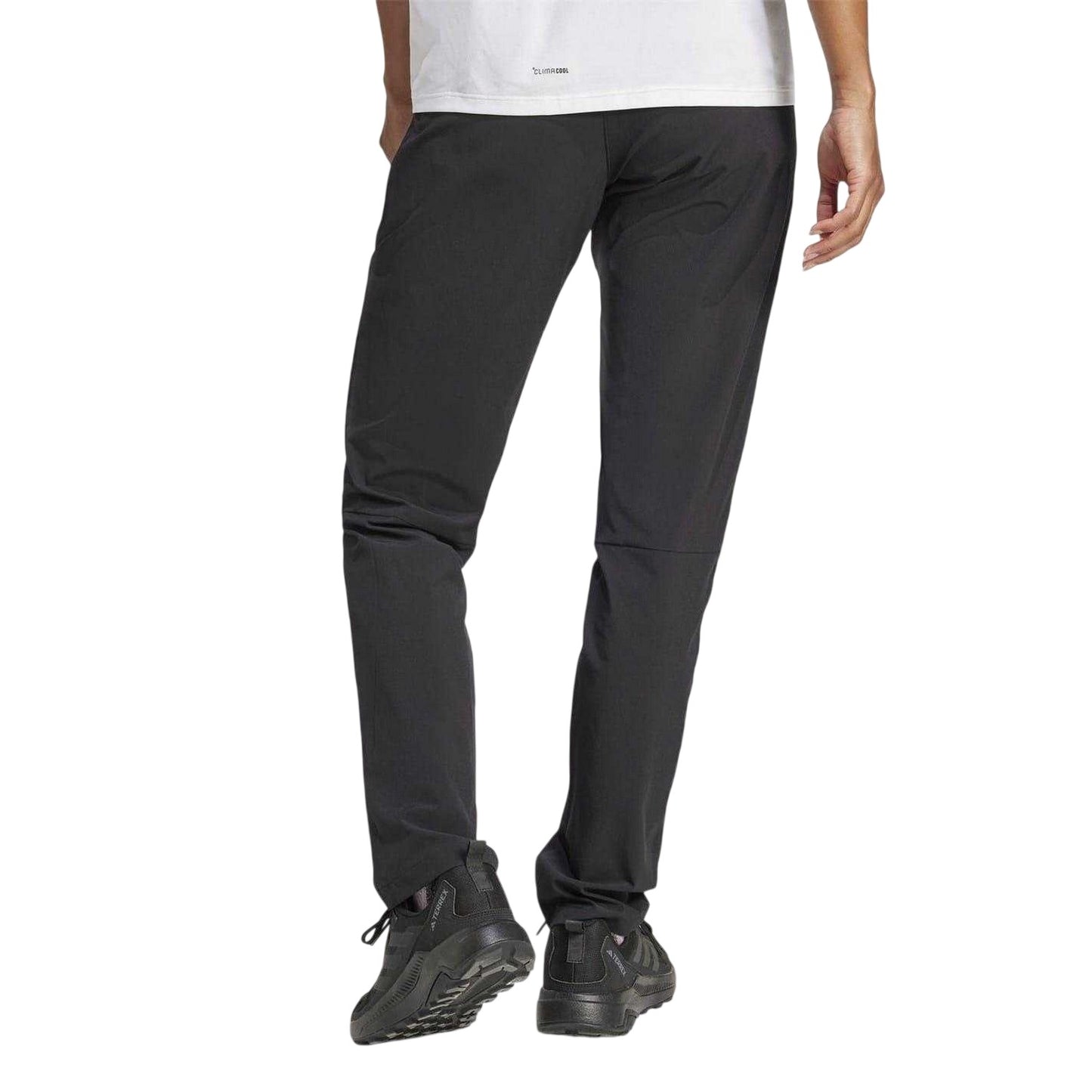 Black - Back - Adidas Mens Essentials Stretch Hiking Trousers