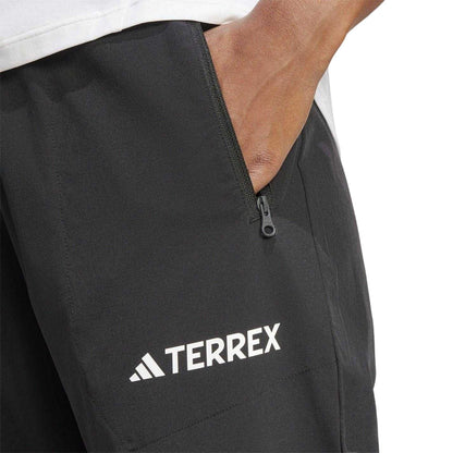 Black - Side - Adidas Mens Essentials Stretch Hiking Trousers