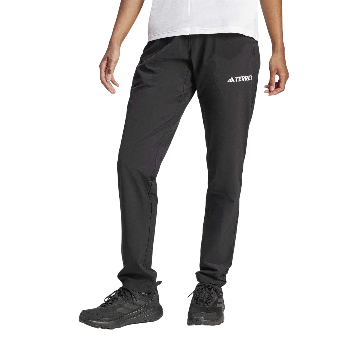 Black - Lifestyle - Adidas Mens Essentials Stretch Hiking Trousers