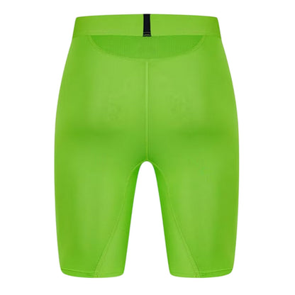 Green - Back - Adidas Mens Techfit Aeroready Tights
