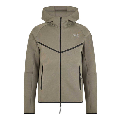 Khaki - Front - Everlast Mens Elite Full Zip Hoodie