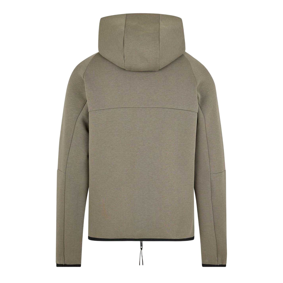 Khaki - Back - Everlast Mens Elite Full Zip Hoodie
