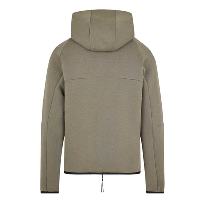 Khaki - Back - Everlast Mens Elite Full Zip Hoodie