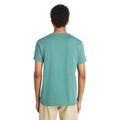 Teal - Back - Timberland Mens Oyster River Logo Short-Sleeved T-Shirt