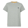 Grey - Front - Timberland Mens Oyster River Logo Short-Sleeved T-Shirt
