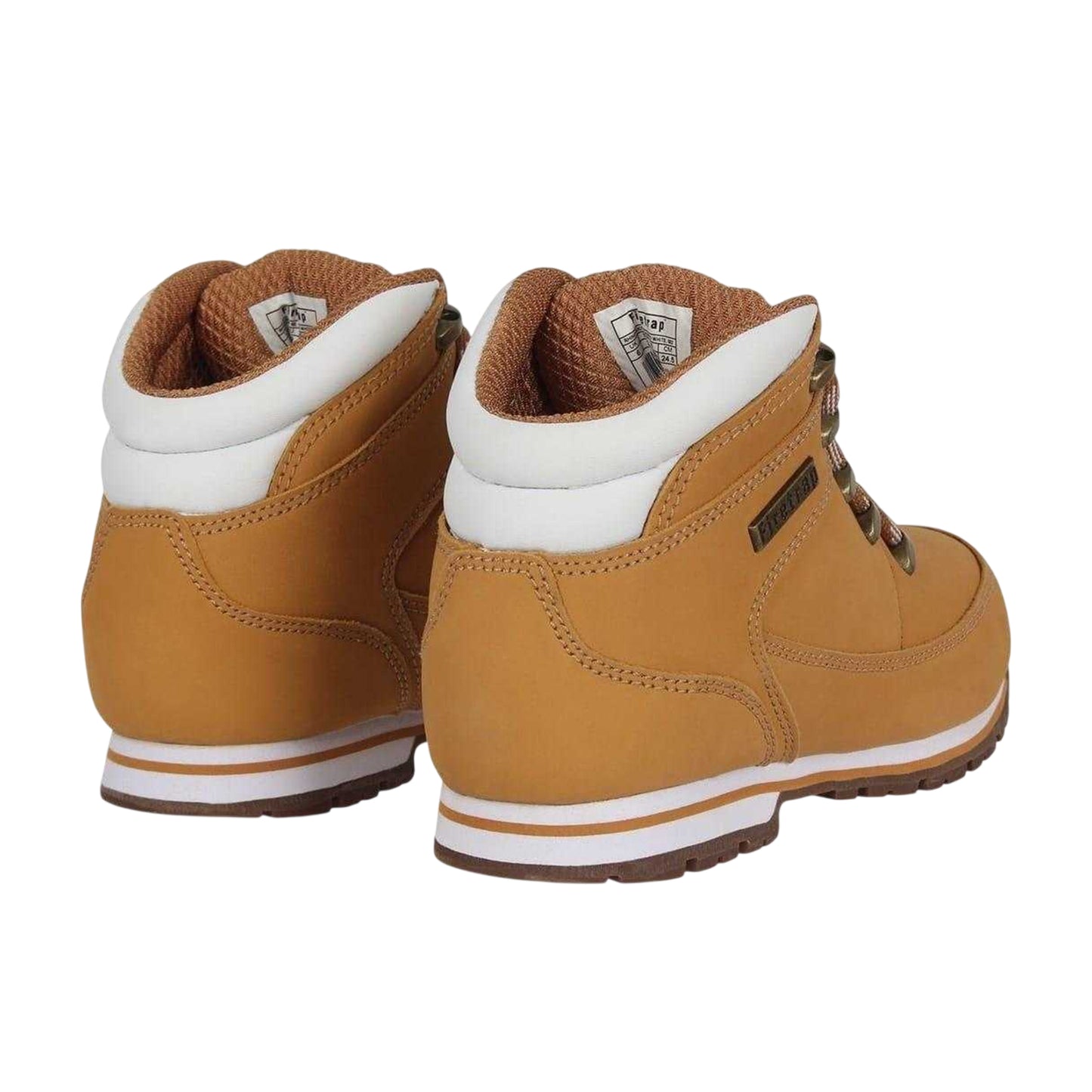 Honey-White - Back - Firetrap Womens-Ladies Rhino Rhino Leather Ankle Boots