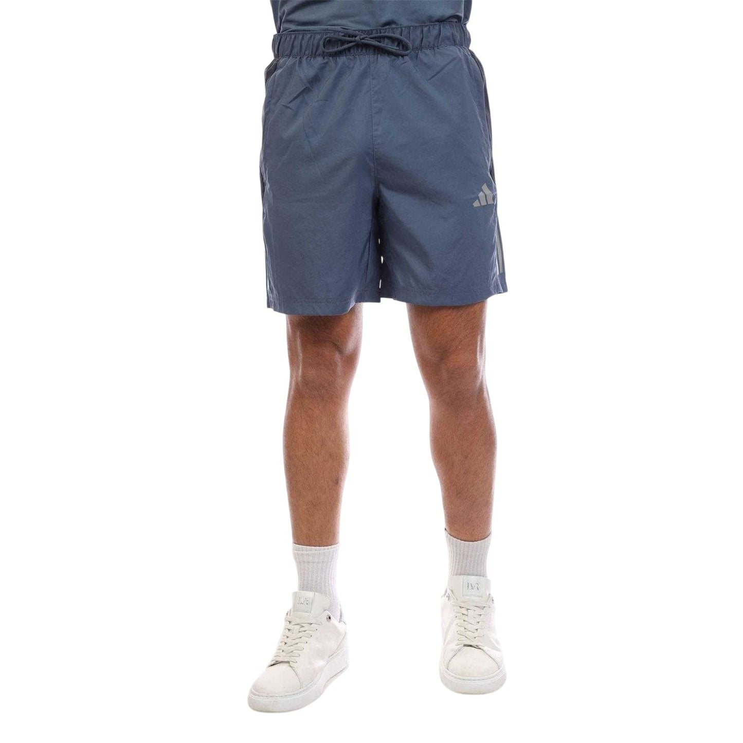 Navy - Front - Adidas Mens Climacool Shorts
