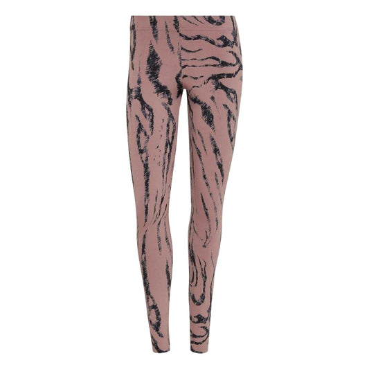 Oxid Grey - Front - Adidas Womens-Ladies Future Icons Animal Print Tight Leggings
