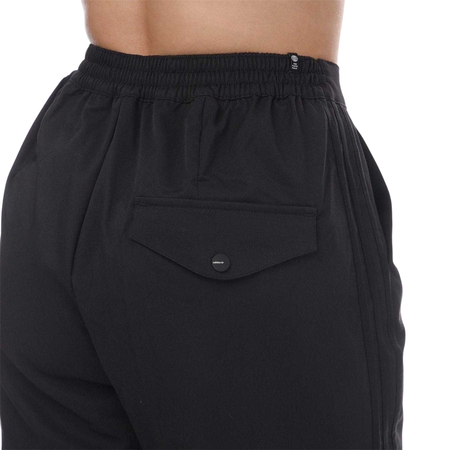 Black - Side - Adidas Womens-Ladies Classic Woven Trousers