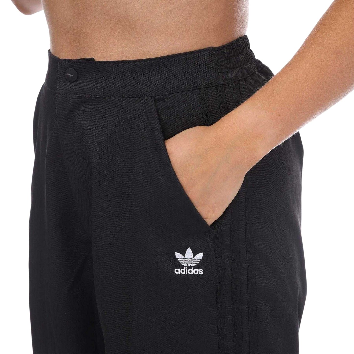 Black - Lifestyle - Adidas Womens-Ladies Classic Woven Trousers