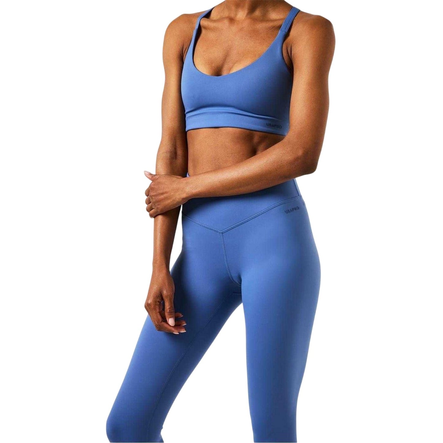 Bijou Blue - Side - USA Pro Womens-Ladies Leggings