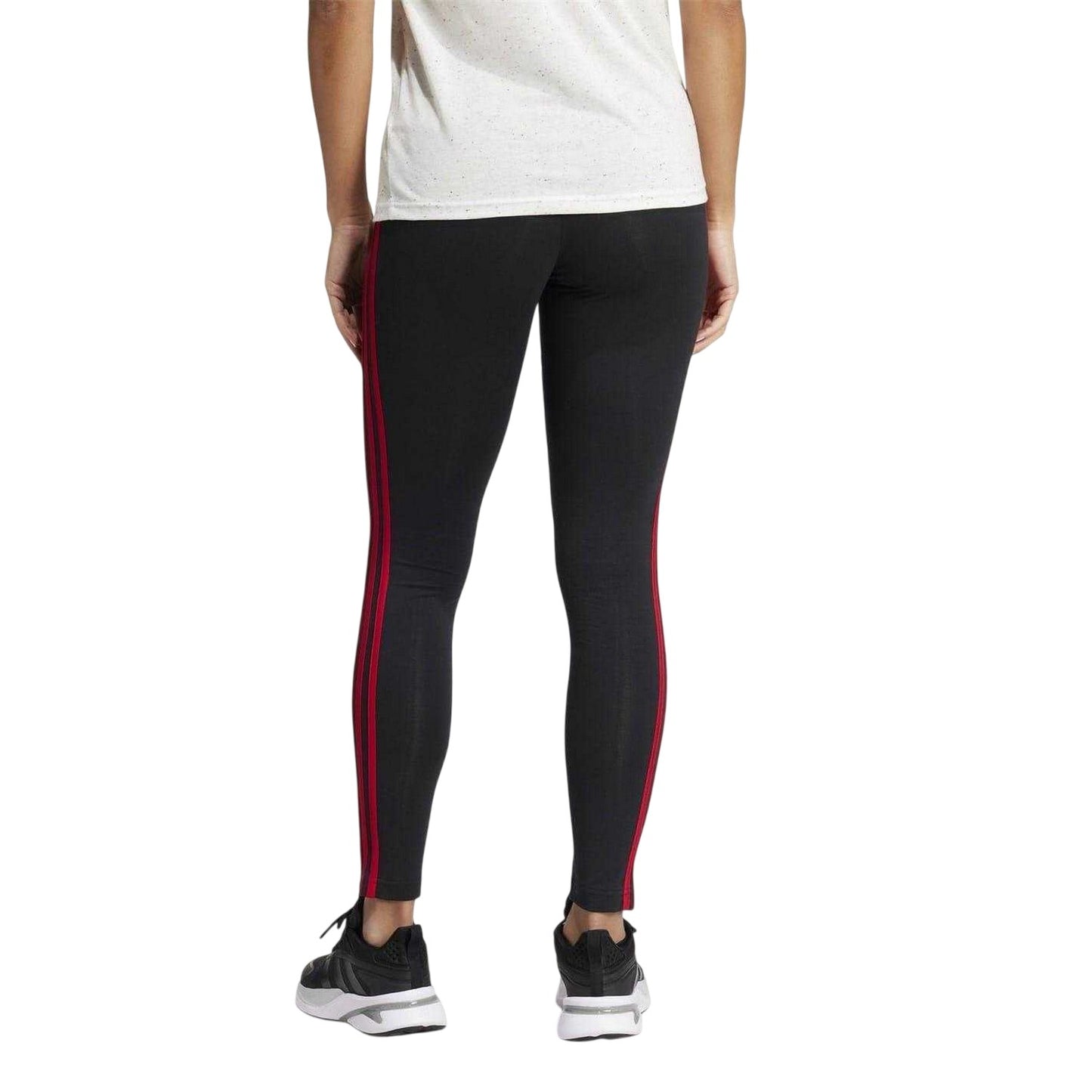 Black - Back - Adidas Womens-Ladies Manchester United FC Leggings