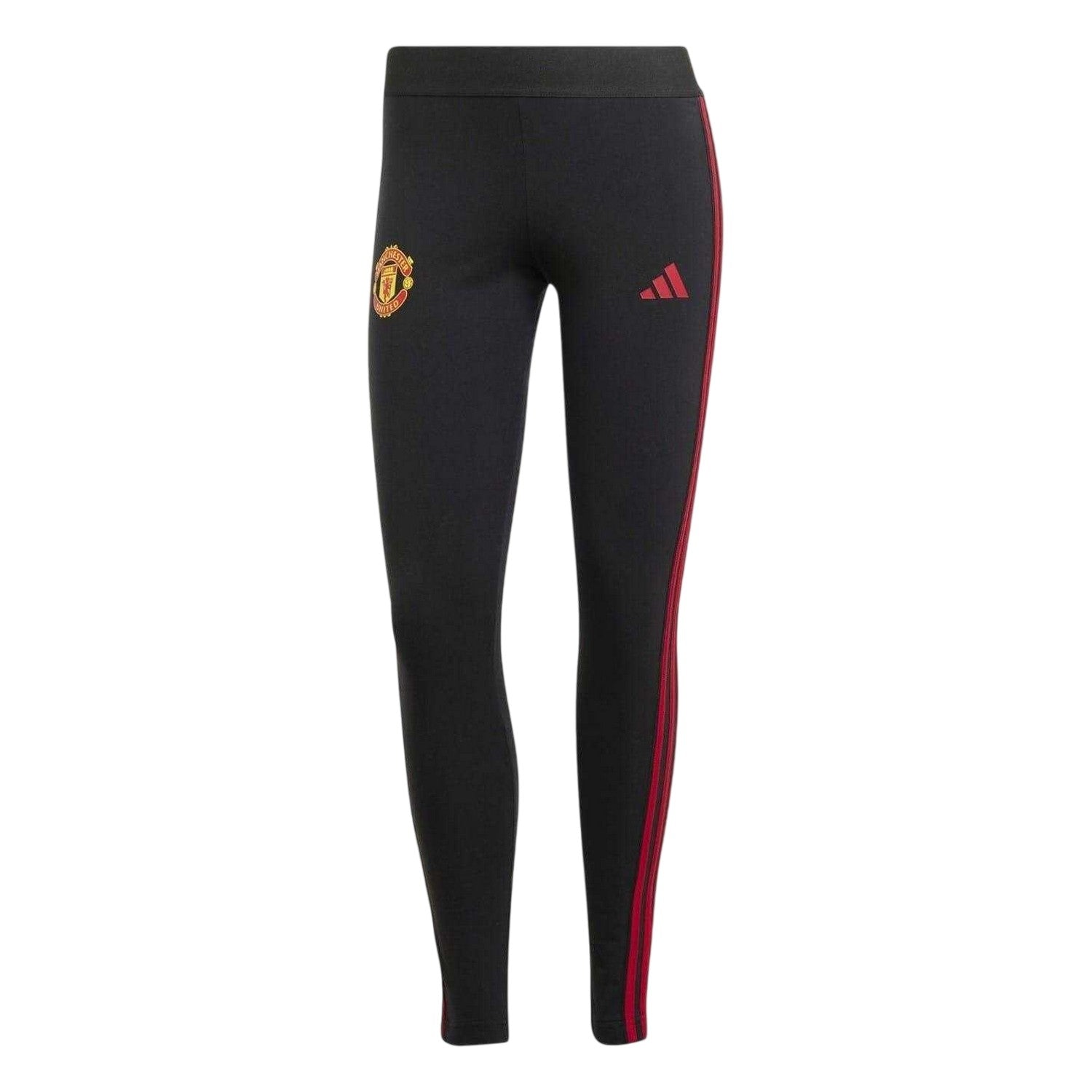 Black - Front - Adidas Womens-Ladies Manchester United FC Leggings