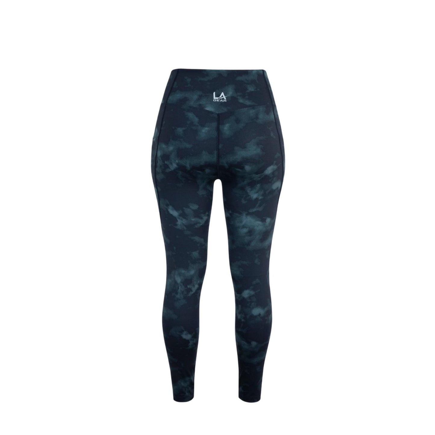 Stormy Grey - Back - LA Gear Womens-Ladies Camouflage High Waist Leggings