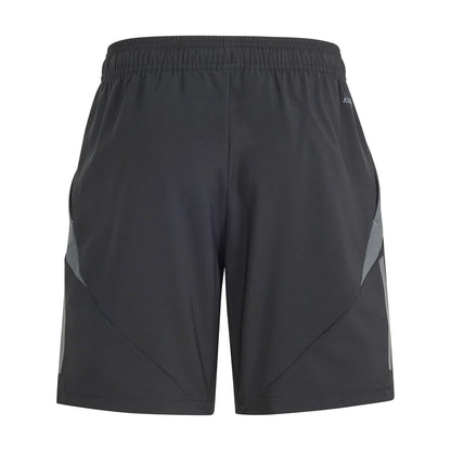 Black-Dark Grey - Back - Adidas Childrens-Kids Tiro 24 Competition Shorts