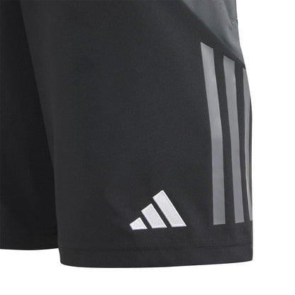 Black-Dark Grey - Pack Shot - Adidas Childrens-Kids Tiro 24 Competition Shorts