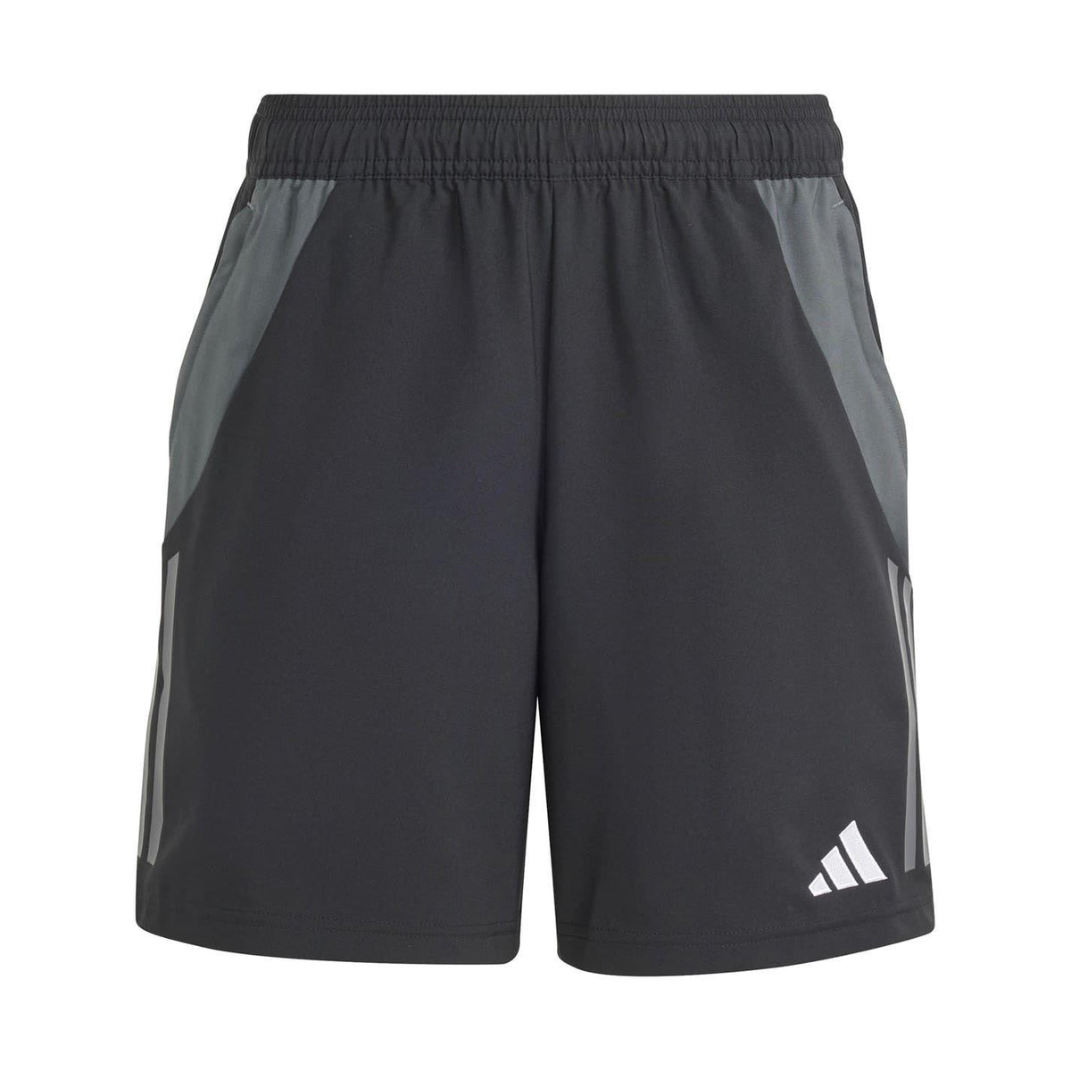 Black-Dark Grey - Front - Adidas Childrens-Kids Tiro 24 Competition Shorts