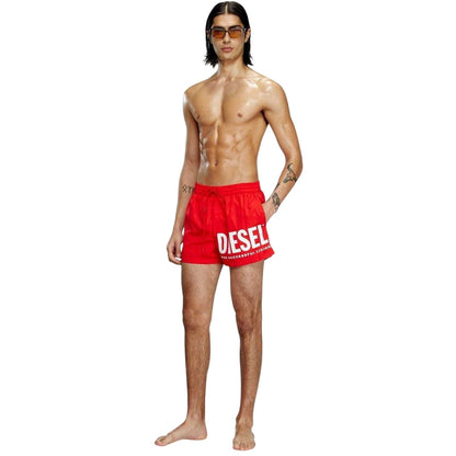 Red - Lifestyle - Diesel Womens-Ladies Mario Swim Shorts